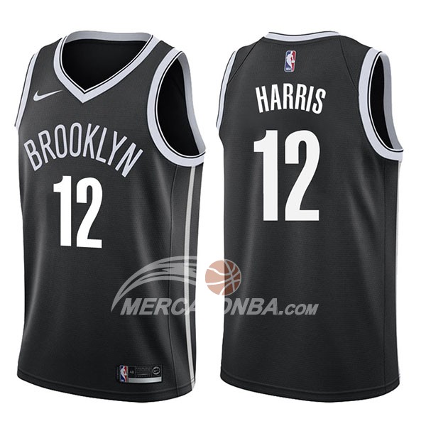 Maglia NBA Brooklyn Nets Joe Harris Icon 2017-18 Nero